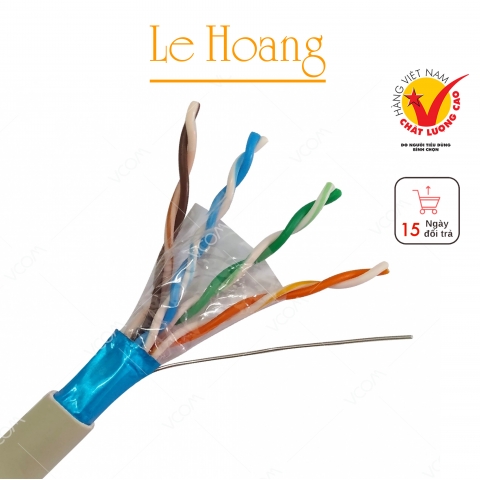 Cáp LAN CAT5E FTP 24AWG 4PRS - PVC (305m)