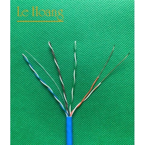 Cáp LAN CAT 5E UTP 24AWG CCA - PVC (305m)