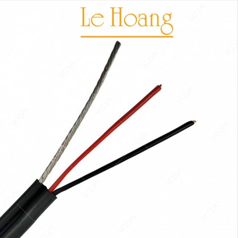 DÂY THUÊ BAO DROPWIRE 2x(7×0.18)Cu + ( 7×0.33)St – PVC