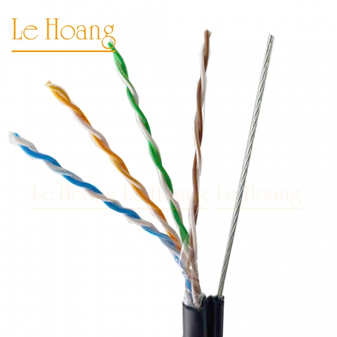 Cáp LAN CAT5E UTP 25AWG 4PRS - PE – SS (7x0.33)St (305m) | Le Hoàng Corp